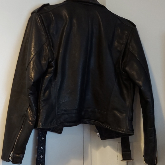 Walter Dyer Leather Women's Motorcycle Jacket - Picture 8 of 9